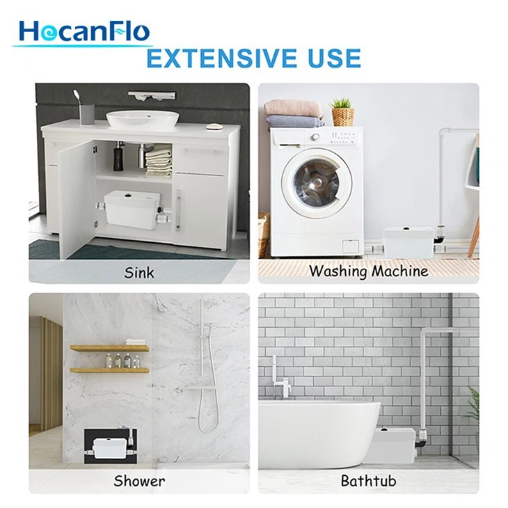 Macerator Waste Pump 3 Inlets